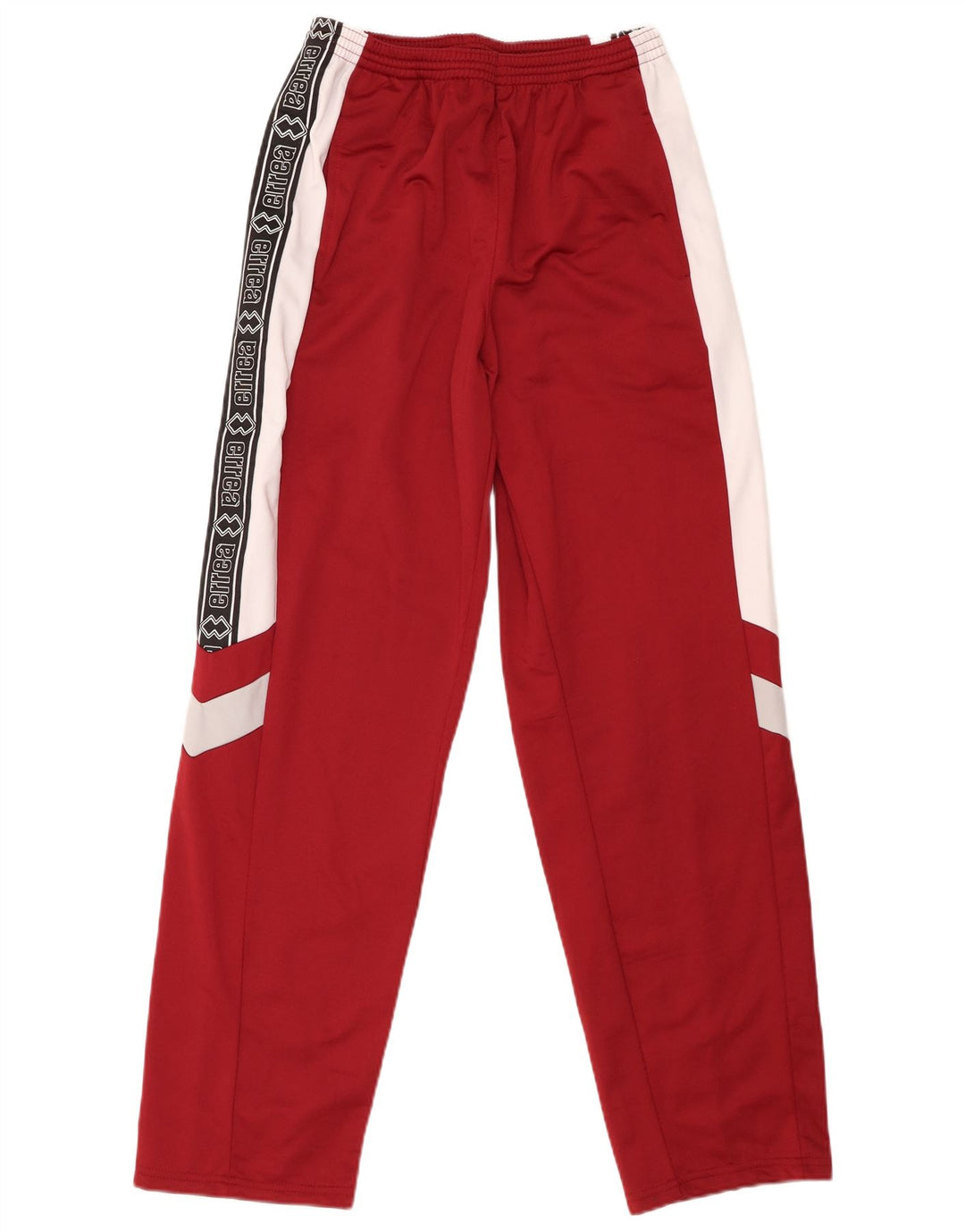 Errea Herren-Trainingshose mit Grafik, groß, Burgunderrot, Farbblock-Polyester