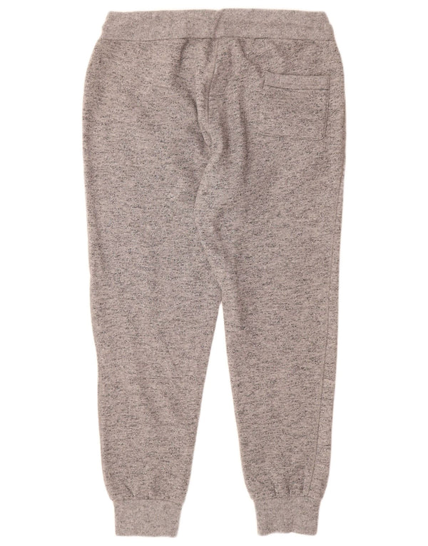 Superdry Damen-Trainingshose, Jogginghose, UK 16, Größe L, grau gefleckte Baumwolle
