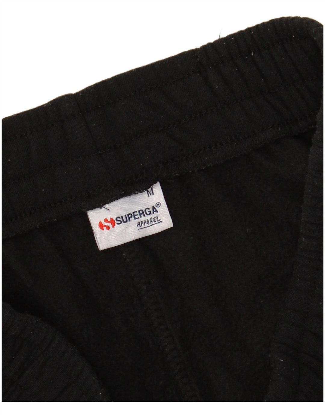 SUPERGA Womens Tracksuit Trousers Joggers UK 14 Medium  Black Polyester