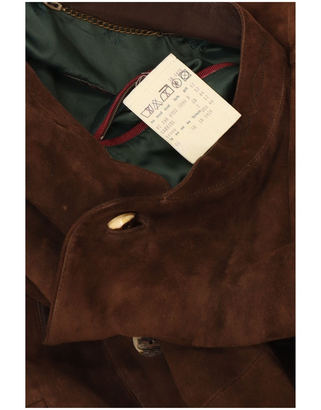 Schneiders Herren Wildlederjacke UK 44 2XL Braunes Leder Klassisch