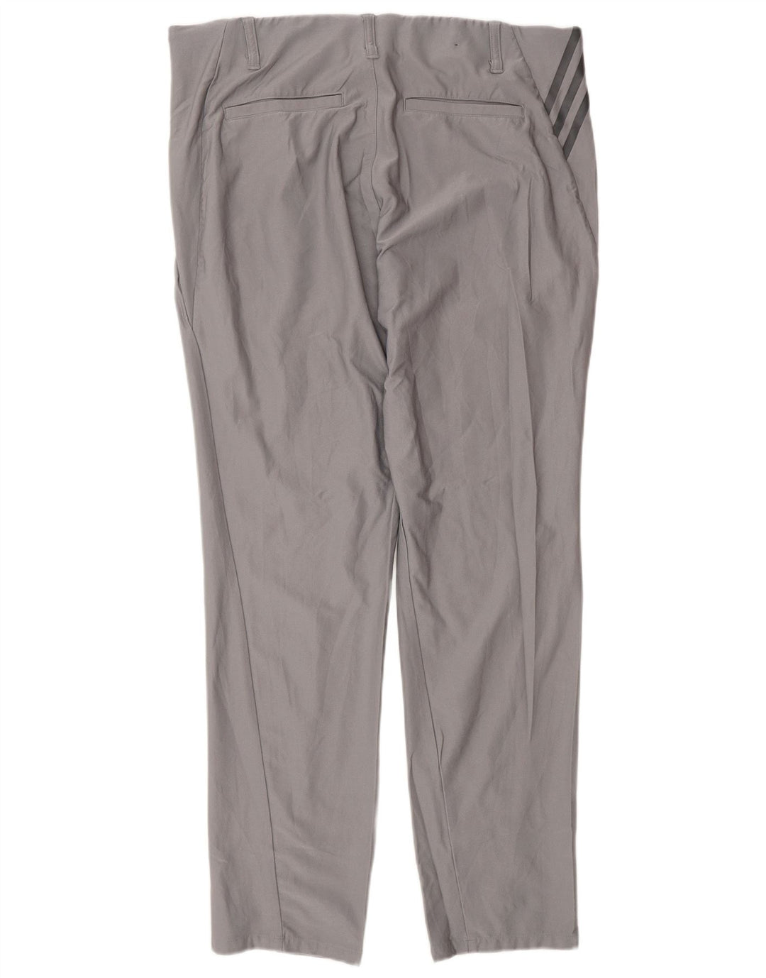 Adidas Herren Slim Chino Hose W34 L32 Grau Polyester