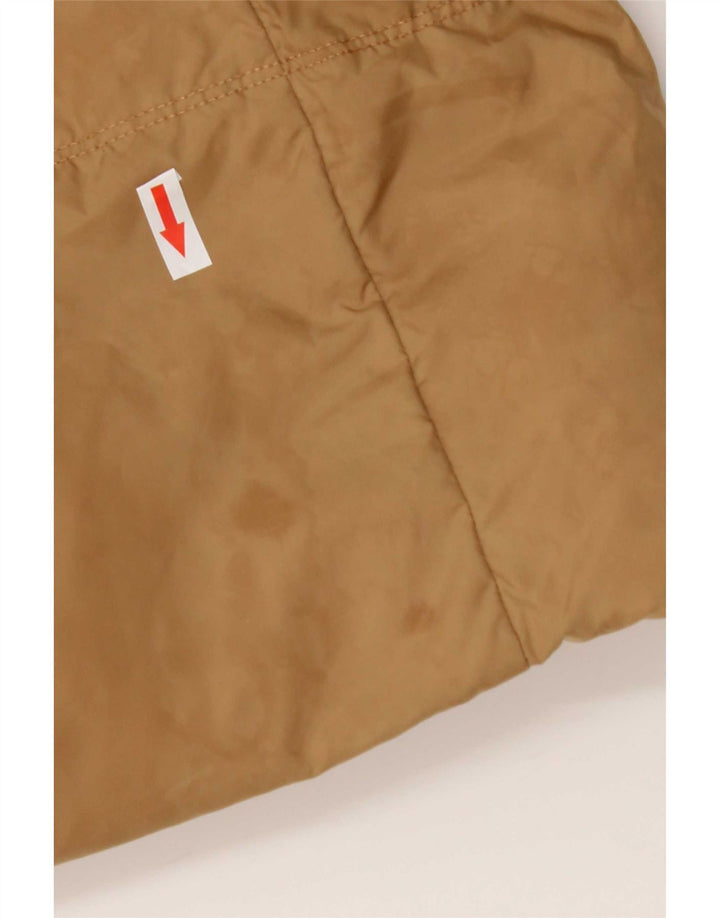 Tommy Hilfiger Wattierter Damenmantel mit Kapuze, UK 10, Größe S, braun, Polyester