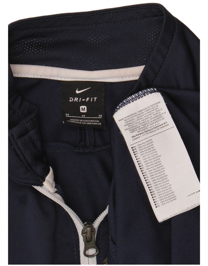 Nike Herren Dri Fit Trainingsanzug Top Jacke Medium Marineblau Polyester