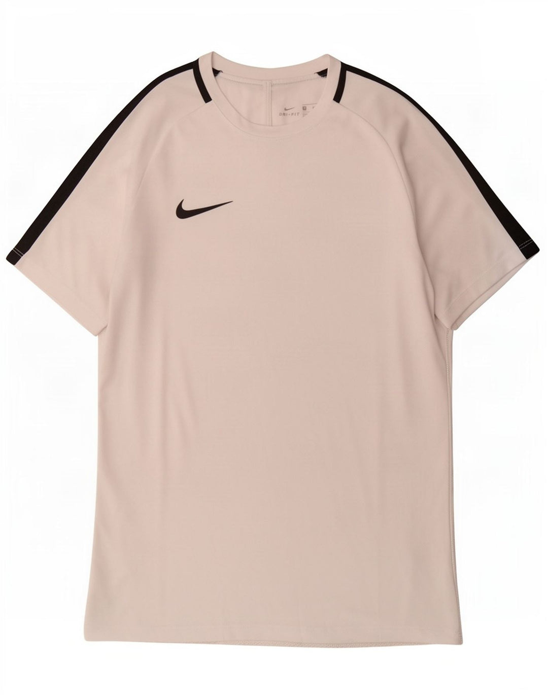 Nike Herren Dri Fit T-Shirt Top Mittelweiß Farbblock