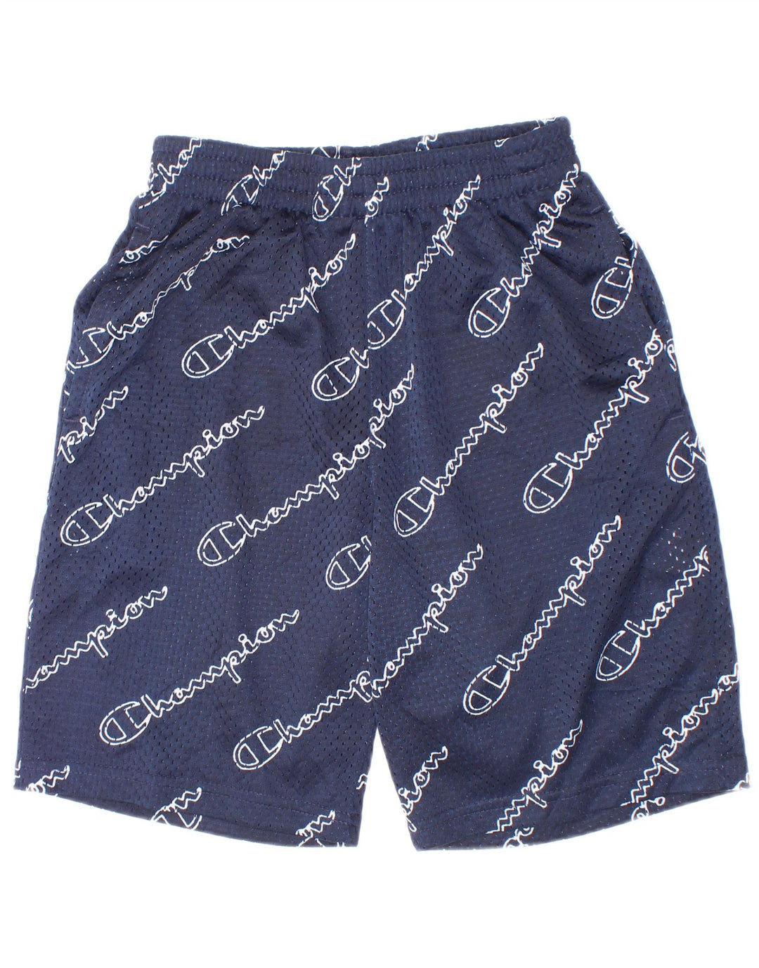 Champion Sport-Shorts für Jungen mit Grafik, 9–10 Jahre, mittelgroß, marineblau, Polyester