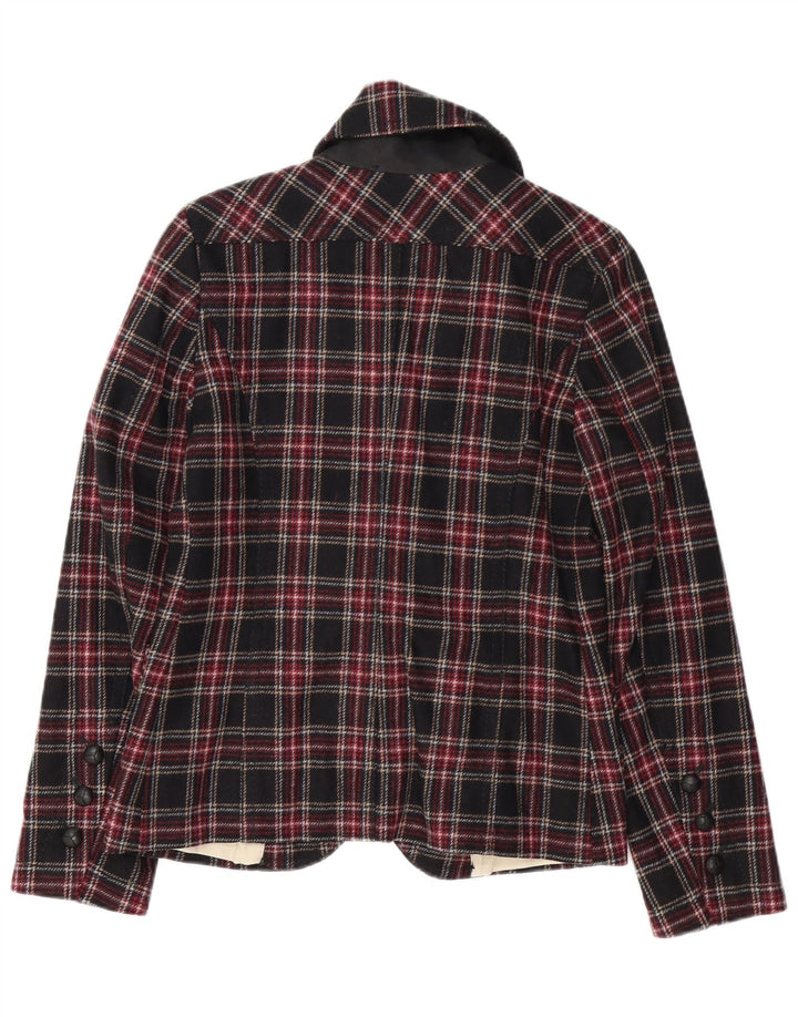 Drykorn Damen-Blazer mit 2 Knöpfen, US 4, klein, mehrfarbig, kariert