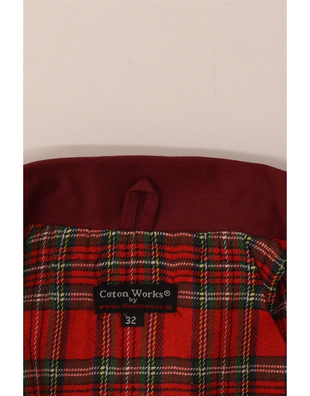 Vintage Boys Bomber Jacket 11-12 Years Burgundy Polyester