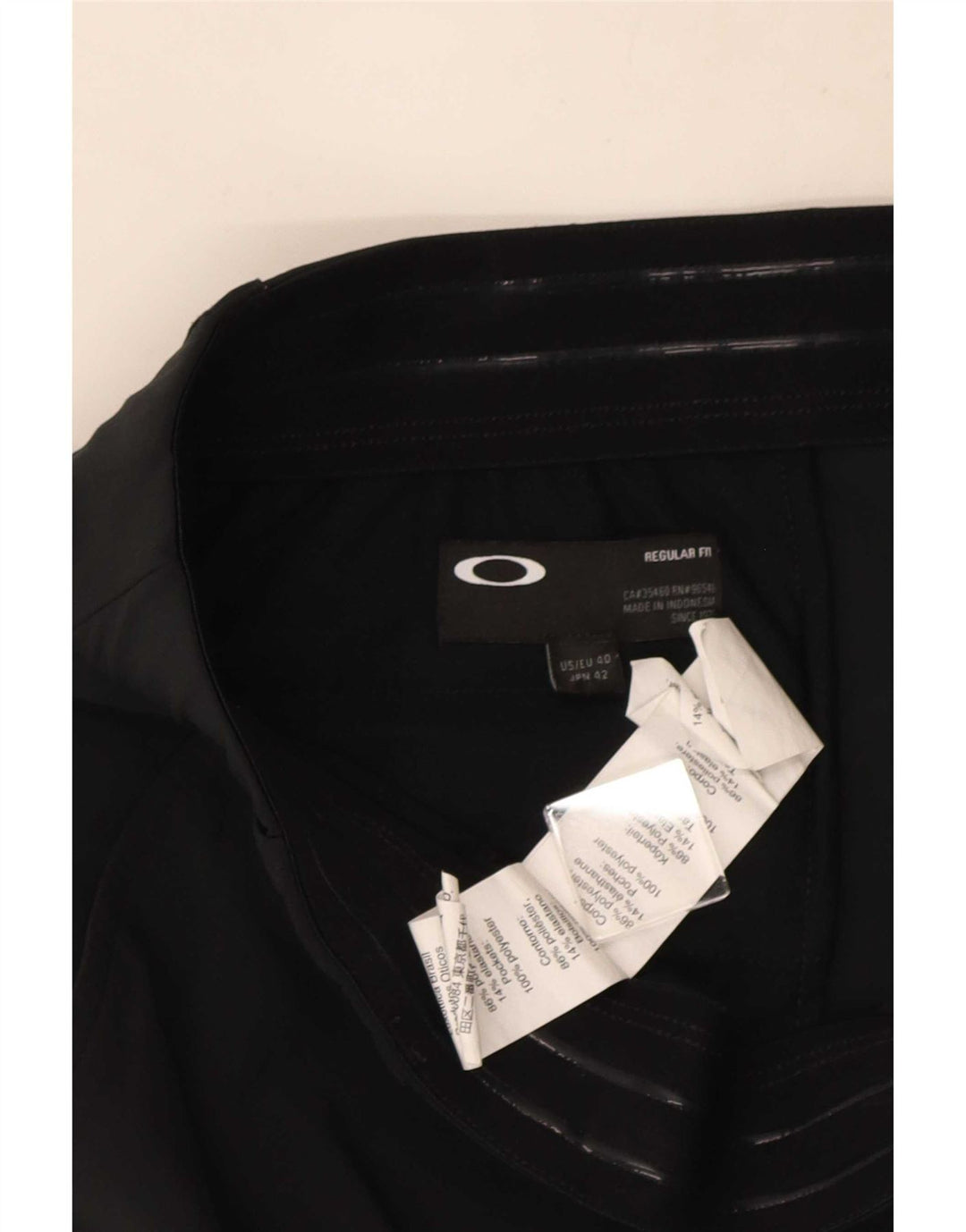 Oakley Herren Regular Fit Chino Shorts W40 XL Schwarz Polyester