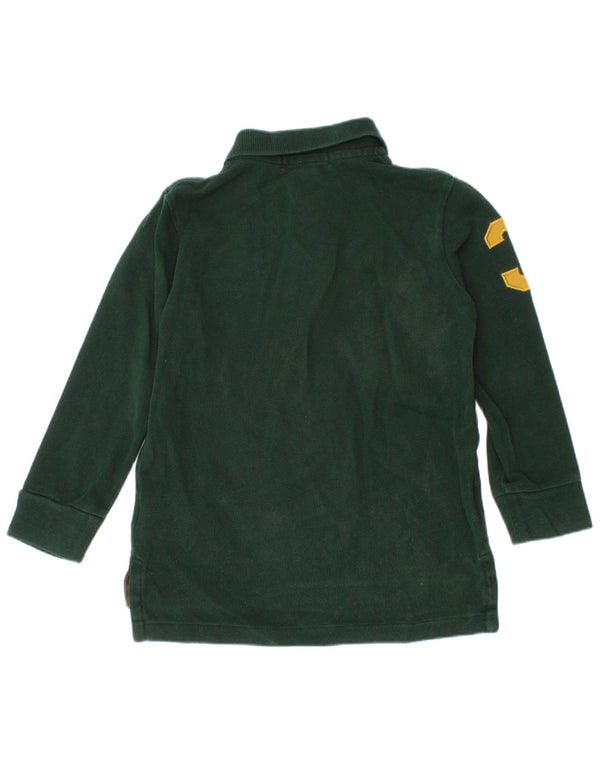 Polo Ralph Lauren Langarm-Poloshirt mit Grafik für Jungen, 2–3 Jahre, Grün