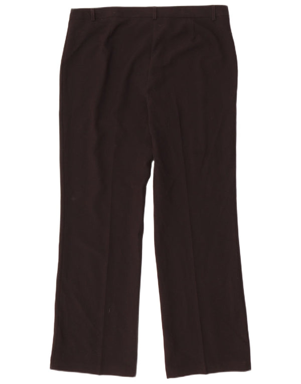 MARKS & SPENCER Damen Gerade Freizeithose UK 12 Medium W32 L28 Schwarz