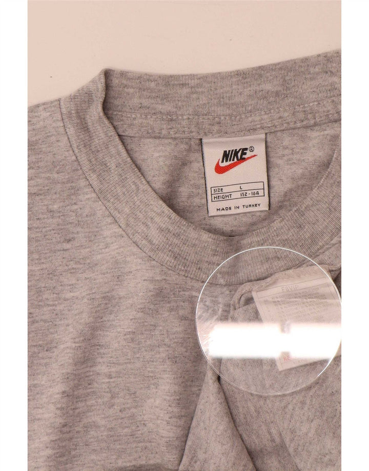 Nike T-Shirt für Jungen, 12–13 Jahre, Größe L, Grau, Baumwolle