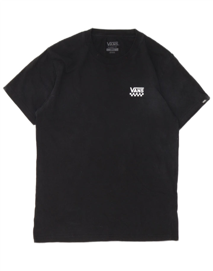 Vans Herren-T-Shirt mit klassischer Passform, Größe S, Schwarz, Baumwolle