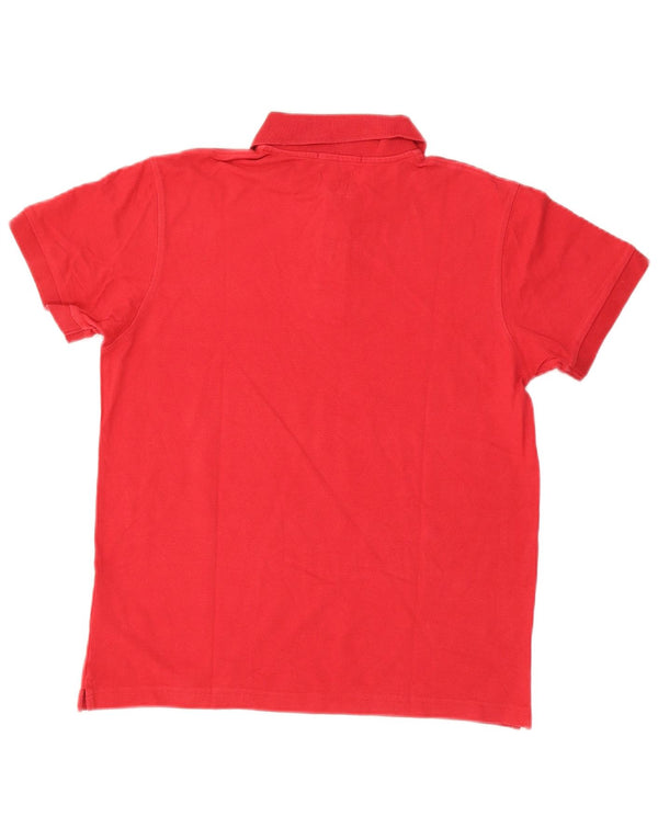 Marlboro Classics Slim-Fit-Poloshirt für Herren in Mittelrot