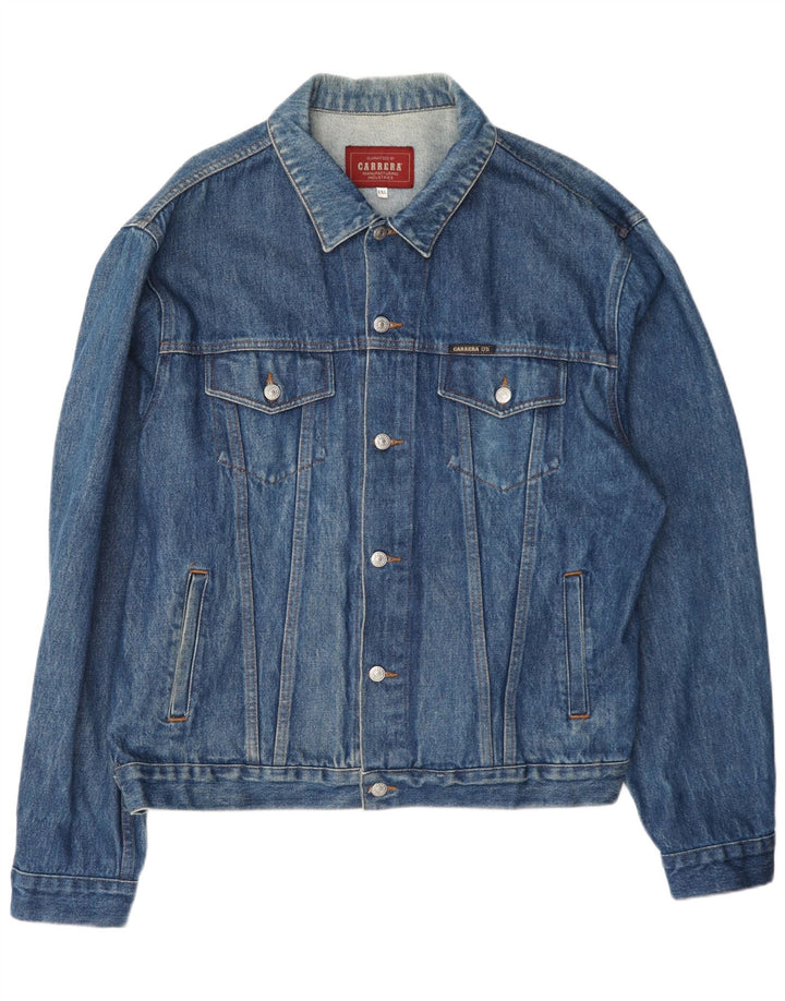 Carrera Herren Jeansjacke UK 44 2XL Blaue Baumwolle