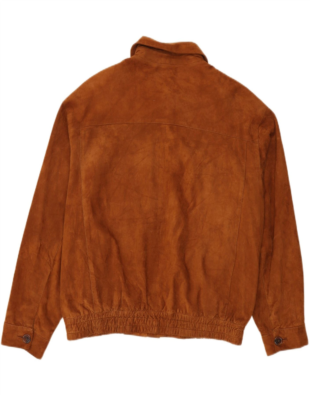 Vintage Herren Leder-Wildlederjacke IT 56 3XL Braunes Leder