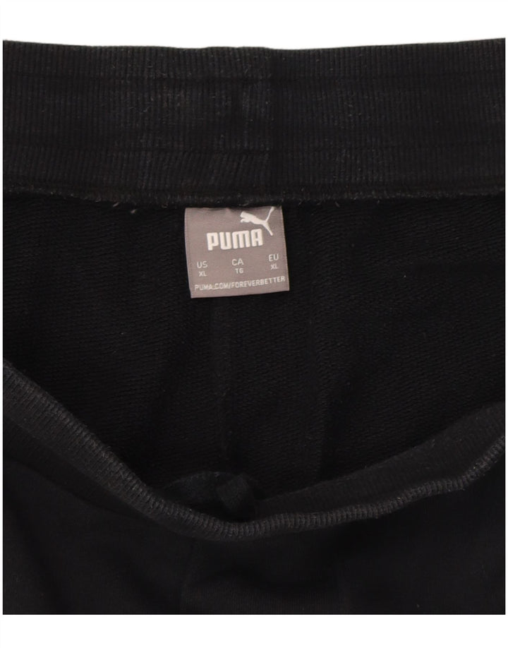 PUMA Mens Graphic Sport Shorts XL  Black Cotton