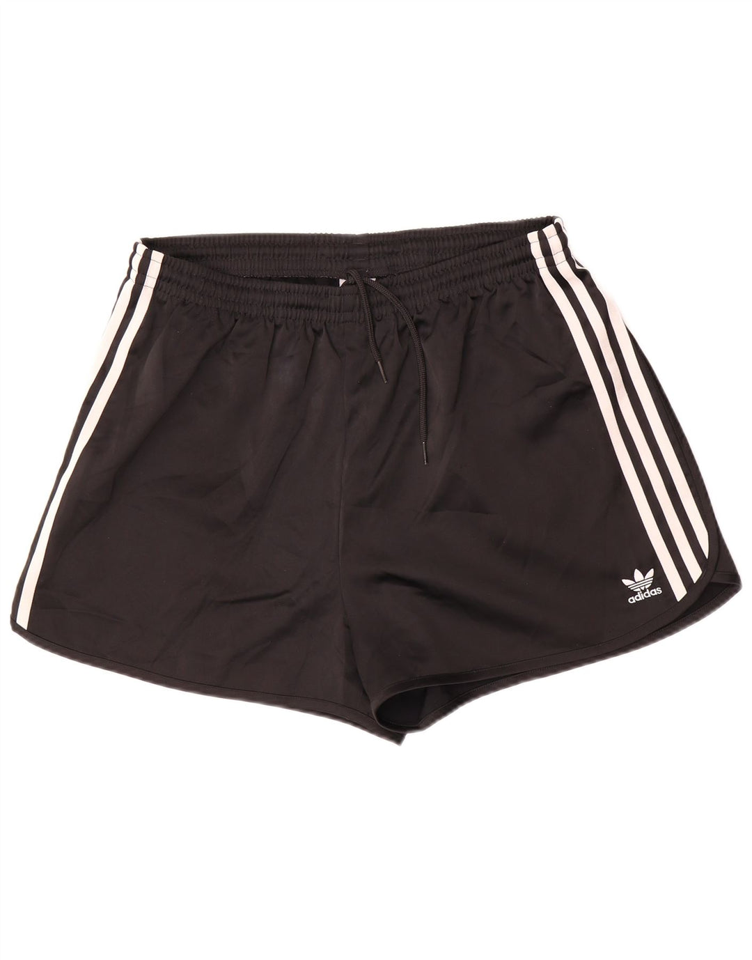 Adidas Damen Sportshorts UK 16/18 Large Schwarz Polyester