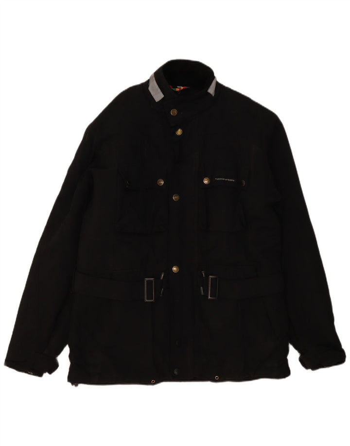 Tucano Urbano Herren Utility Jacke UK 42 XL Schwarz Polyamid