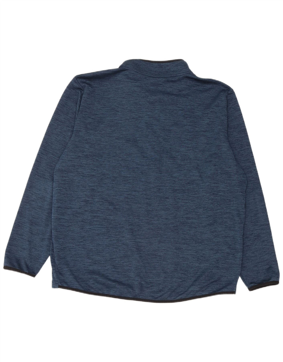 Under Armour Herren-Pullover-Trainingsanzugoberteil mit Reißverschluss und Halsausschnitt, 2XL, Blau meliert