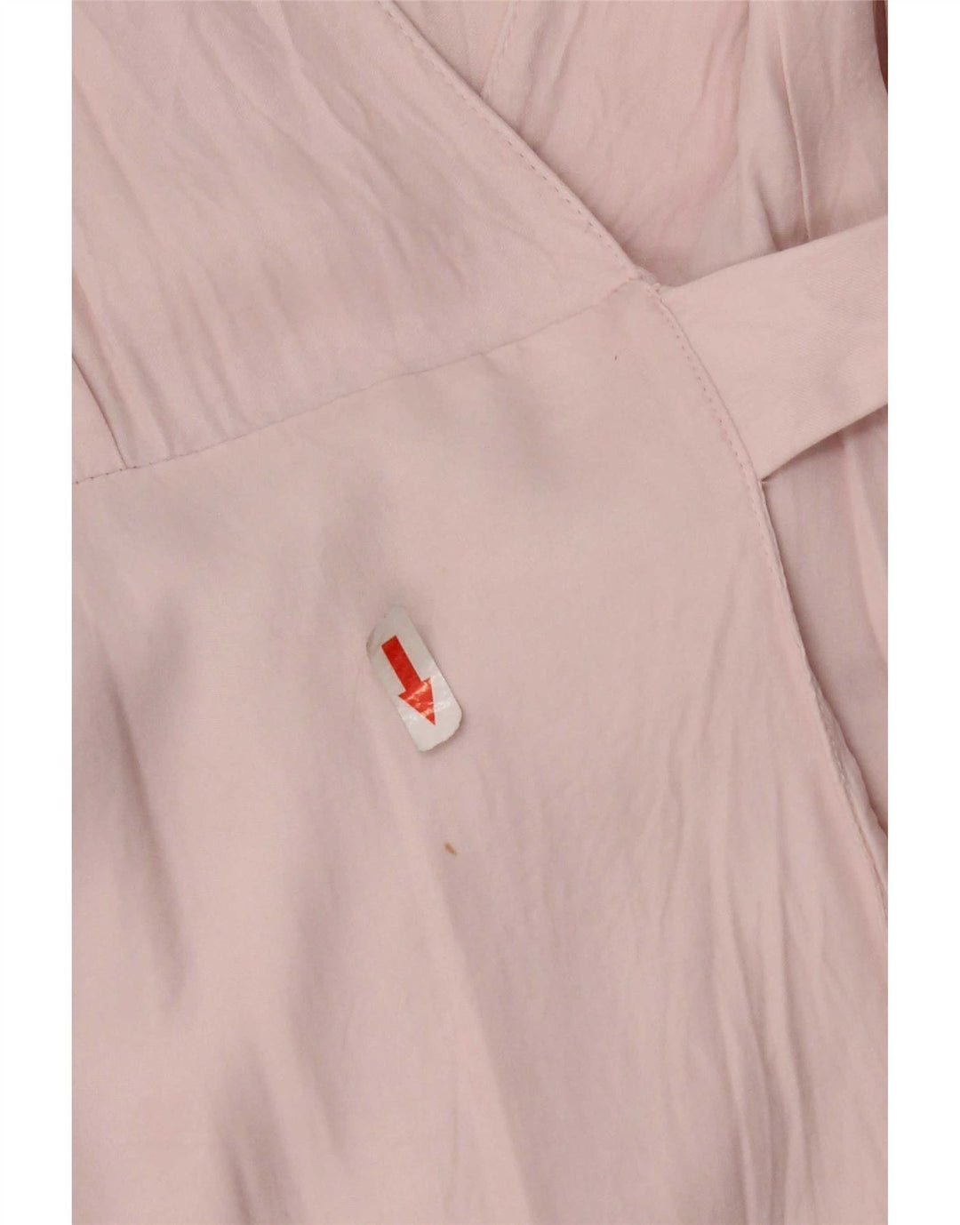 Zara Damen Wickelkleid UK 10 Small Rosa Viskose