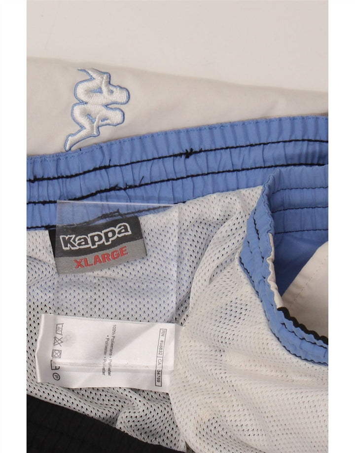 KAPPA Herren Sportshorts XL Mehrfarbiges Colourblock-Polyester