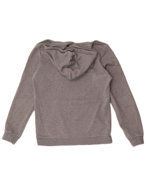 Puma Kapuzenpullover für Jungen, 13–14 Jahre, grau gefleckte Baumwolle