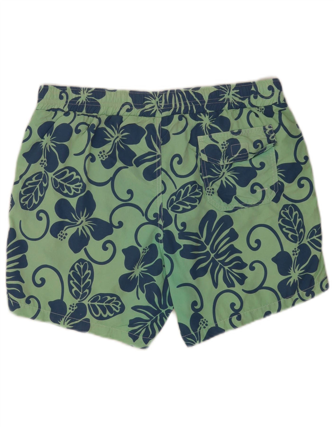 Fred Perry Herren-Badeshorts, normal, groß, grünes Blumenmuster, Polyamid