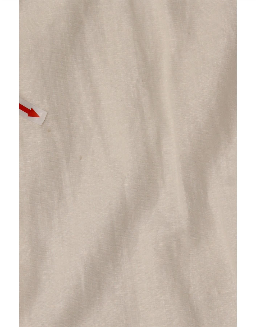 TED BAKER Herren Kurzarmhemd Größe 5 XL Weißes Leinen