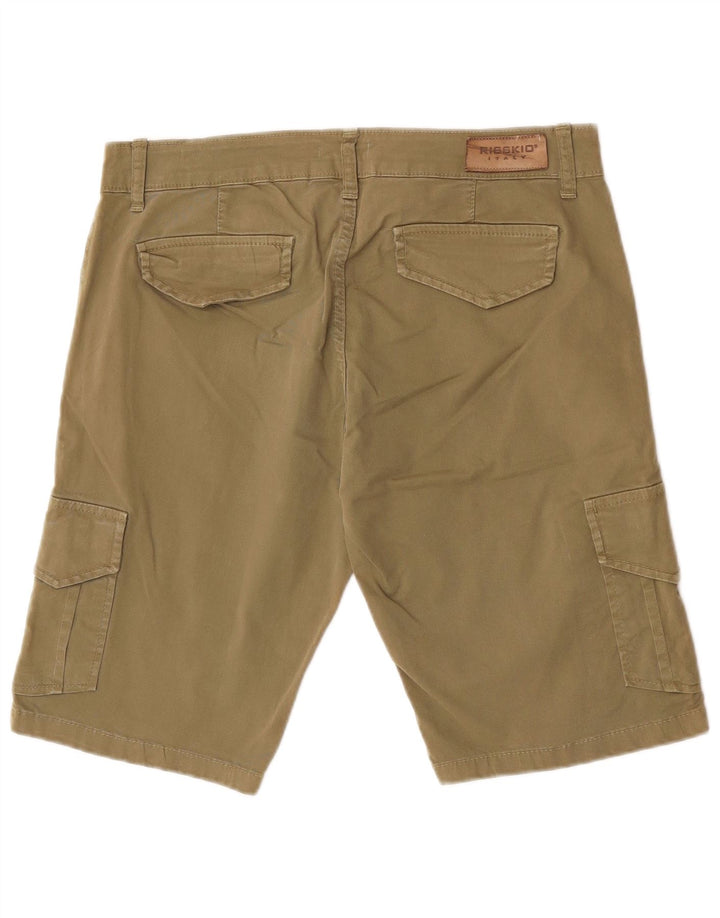 Risskio Herren Cargoshorts W34 Large Khaki