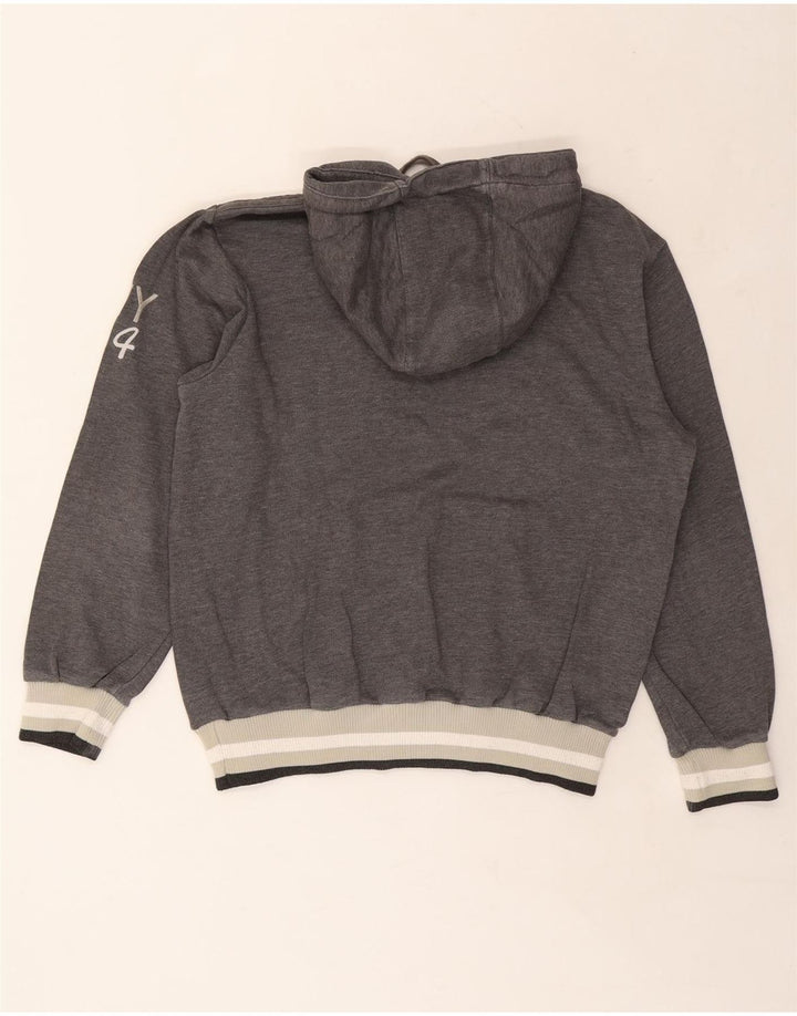 CHAMPION Damen-Kapuzenpullover mit Grafik, UK 16, Größe L, Grau, Baumwolle