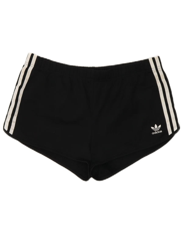 Adidas Womens Sport Shorts Large Black Polyester