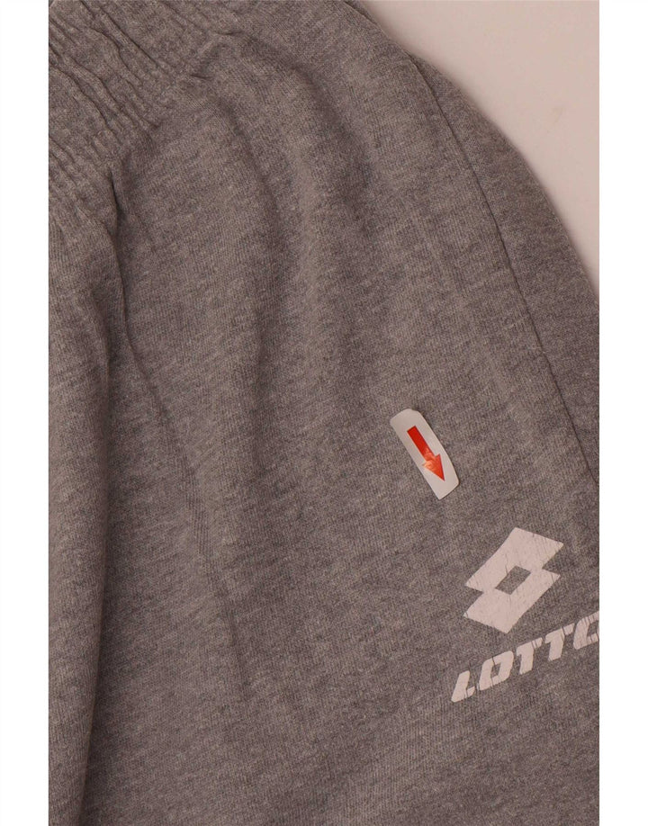 Lotto Herren-Trainingshose XL, grau gefleckte Baumwolle