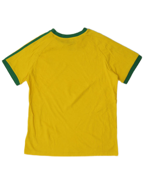 Adidas T-Shirt für Jungen, 13–14 Jahre, gelbe Baumwolle