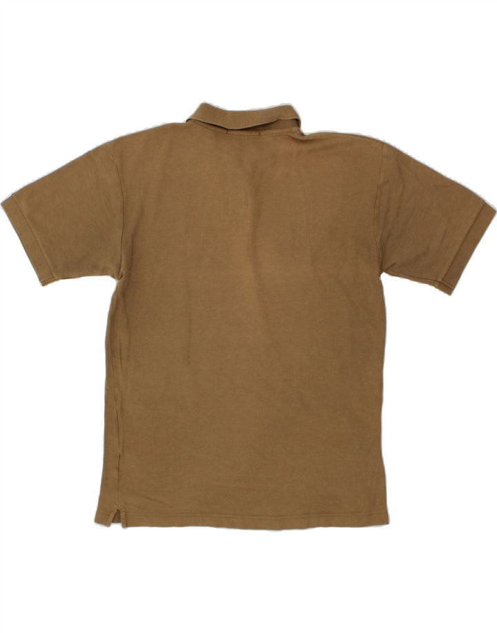 FILA Mens Polo Shirt IT 50 Medium Brown Cotton Vintage Fila and Second-Hand Fila from Messina Hembry 