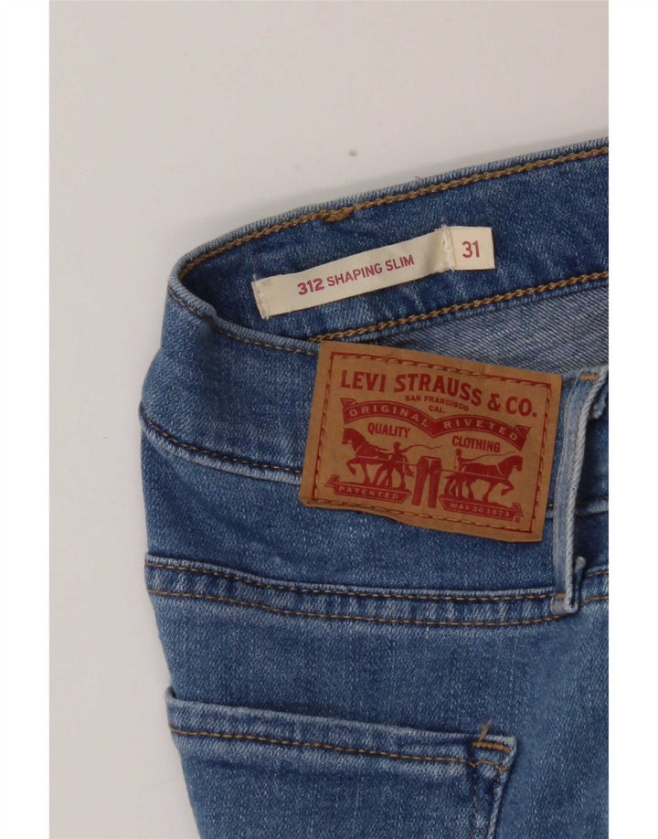 Levi's Damen 312 Shaping Slim Jeans W31 L29 Blau