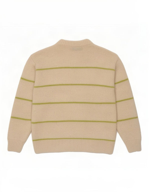 Zara Rollkragenpullover für Mädchen, 9–10 Jahre, cremefarben gestreift