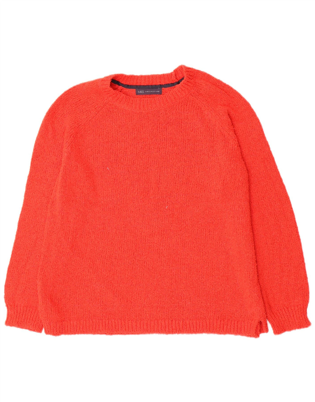 Marks & Spencer Damen-Pullover mit U-Boot-Ausschnitt, Gr. 14, Rot