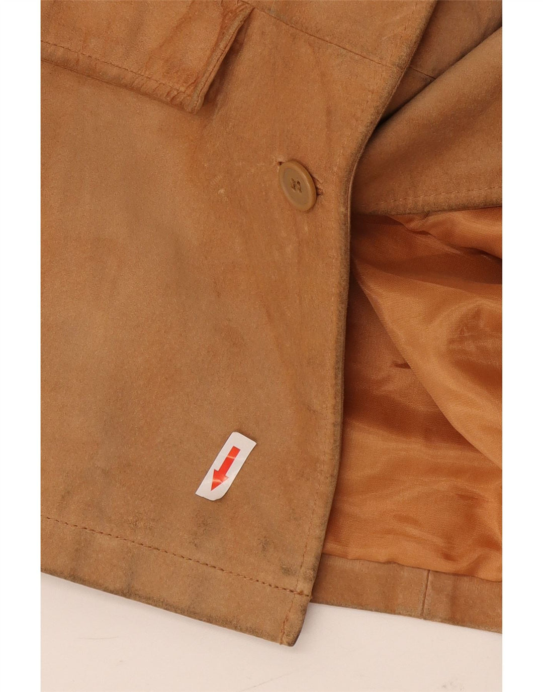 Conbipel Damen Wildlederjacke IT 42 Mittelbraunes Leder