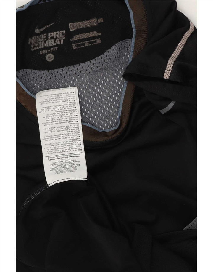 Nike Herren Dri Fit Grafik-Ärmelloses Top XL Schwarz Colourblock Polyester