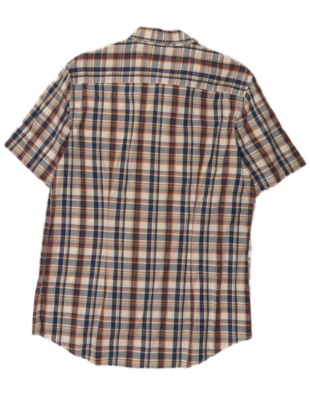 Tommy Hilfiger Herren Kurzarm-Slim-Fit-Hemd, groß, mehrfarbig, kariert