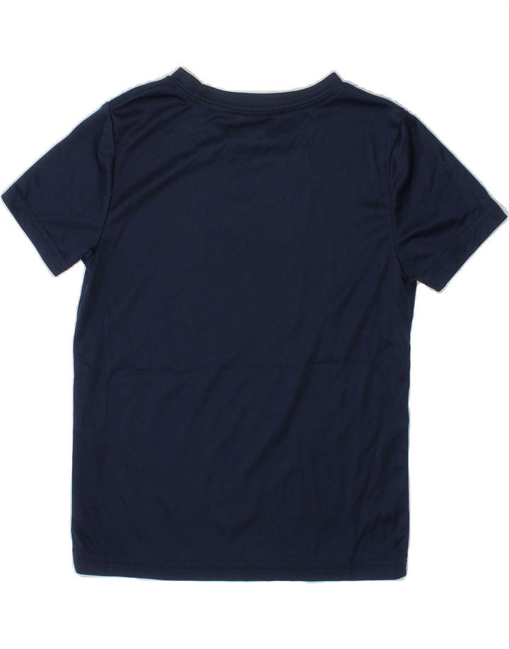 CHAMPION Boys Graphic T-Shirt Top 5-6 Years Navy Blue Polyester Vintage Champion and Second-Hand Champion from Messina Hembry 