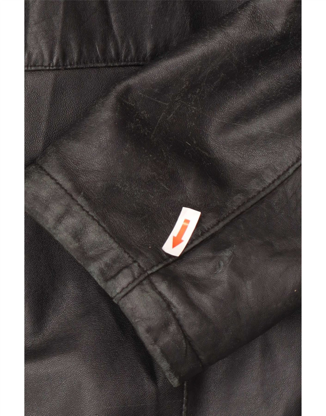 Kiros Damen-Übergroßer Ledermantel mit Kapuze IT 48 XL Schwarz