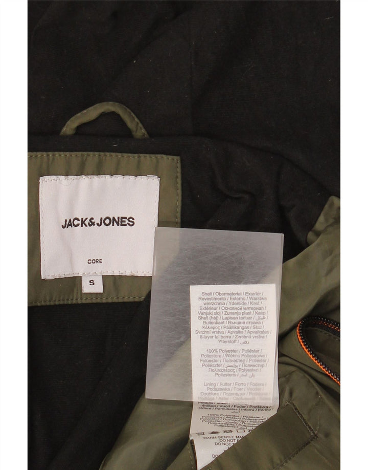 Jack & Jones Herren-Windbreakerjacke mit Kapuze, UK 36, Größe S, Khaki, Polyester