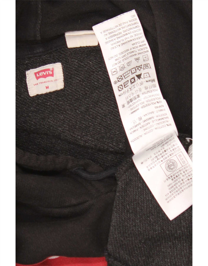 Levi's Herren-Kapuzenpullover mit Grafik, mittelschwarz, Baumwolle