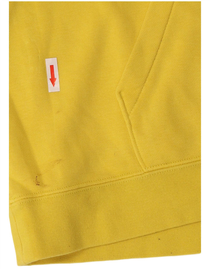Nike Herren Kapuzenpullover, groß, gelbe Baumwolle