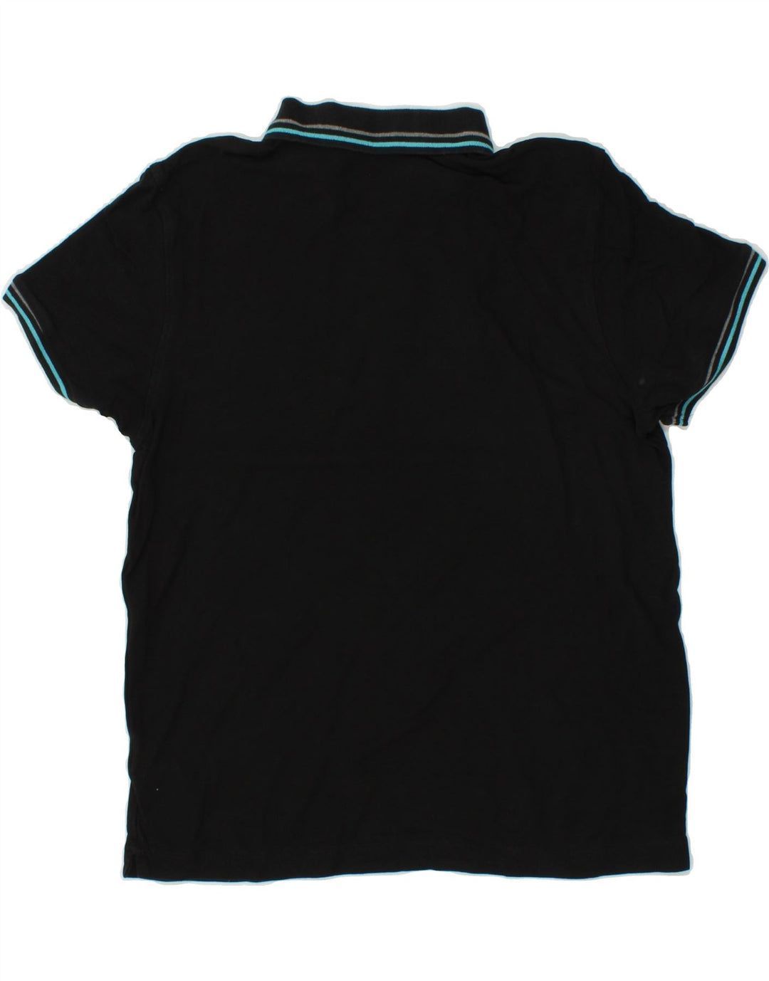 LOTTO Mens Polo Shirt Large Black Cotton Vintage Lotto and Second-Hand Lotto from Messina Hembry 