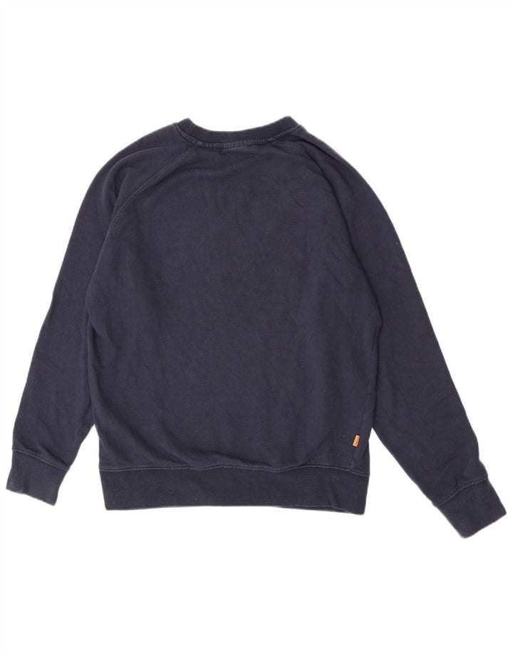 Timberland Herren Graphic Regular Fit Sweatshirt Pullover Small Marineblau