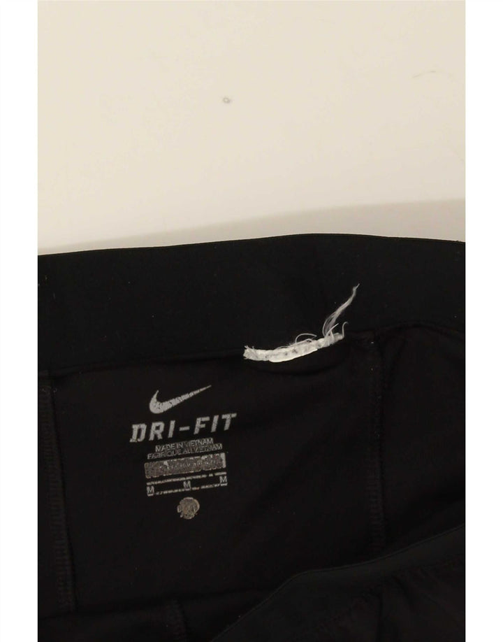 Nike Damen Dri Fit Sport Shorts UK 14 Medium Schwarz
