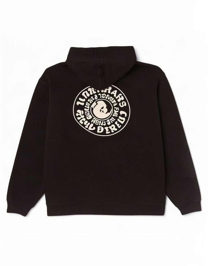 Hurley Herren-Kapuzenpullover mit Grafik, Größe S, Schwarz