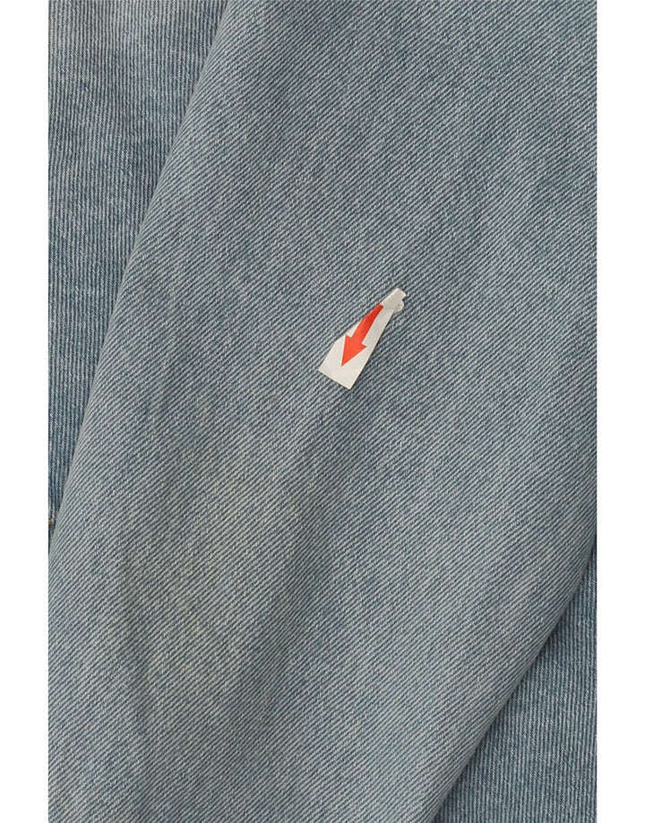ZARA Herren Jeansjacke UK 38 Mittelblaue Baumwolle